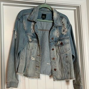 Wild Fable Distressed Denim Jacket